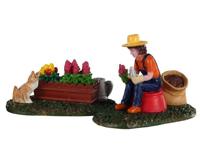 Garden grooming set of 2 kerstfiguur LEMAX - Lemax - thumbnail