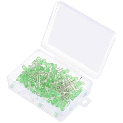 TRU COMPONENTS Bedrade LED Geel-groen Rond 5 mm 90 mcd 30 ° 20 mA 1.8 V, 2.4 V