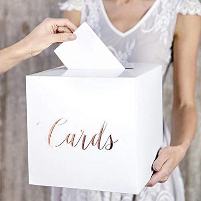 Enveloppendoos Cards Wit Roségoud