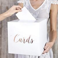 Enveloppendoos Cards Wit Roségoud - thumbnail