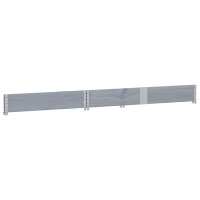 VidaXL Plantenbak 150x100 cm massief grenenhout grijs