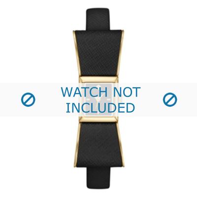 Horlogeband Kate Spade New York 1YRU0899 Leder Zwart 10mm Horlogeband Kate Spade New York 1YRU0899 Leder Zwart 10mm