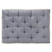 VidaXL Bankkussen pallet 120x80x10 cm blauw - thumbnail