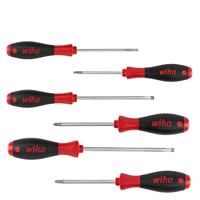 Wiha Schroevendraaierset | 6-delig sleuf / PH / PZD | meercomponentengrepen | ronde kling | 1 stuk - 26113 - 26113 - thumbnail