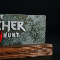 The Witcher LED-Light Wild Hunt Logo 22 cm - thumbnail