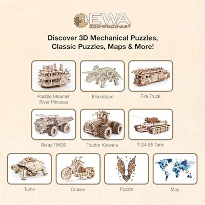 Eco Wood Art 3D Houten Puzzel Belaz 75600