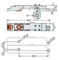 Montageadapter voor TS 35, oppervlakmontage, rastermaat 7,62 mm, lichtgrijs 831-1038 WAGO Inhoud: 1 stuk(s) - thumbnail