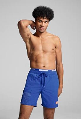 Puma Zwembroek Heren Utility Mid Shorts Benjamin Blue-XXL