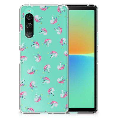 TPU bumper voor Sony Xperia 10 V Unicorns TPU bumper voor Sony Xperia 10 V Unicorns