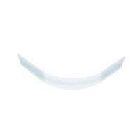 Huppe Purano / Verano plint voor douchebak 90x90cm kwartrond hoog 9cm wit 202171055 - thumbnail