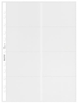 Showtas leitz premium visitekrt pp a4 glashelder | 10 stuks