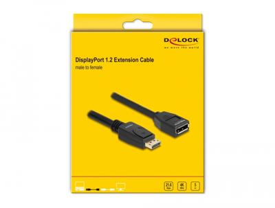 Delock 80004 DisplayPort-kabel DisplayPort Aansluitkabel DisplayPort-stekker, DisplayPort-bus 5 m Zwart 4K UHD, Vergulde steekcontacten, Afgeschermd Delock 80004 DisplayPort-kabel DisplayPort Aansluitkabel DisplayPort-stekker, DisplayPort-bus 5 m Zwart 4K UHD, Vergulde steekcontacten, Afgeschermd