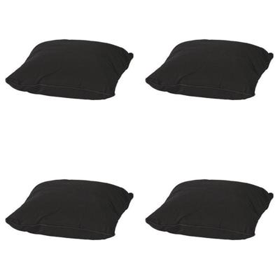 Sierkussen 45x45 Piping Panama zwart (4 stuks) Madison - Madison Sierkussen 45x45 Piping Panama zwart (4 stuks) Madison - Madison