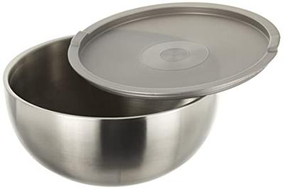 Geïsoleerde slakom - GSW - 30 cm - RVS - 5,50 L - Lekvrij deksel - Dubbele wand