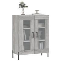 Dressoir 69,5x34x90 cm bewerkt hout grijs sonoma eikenkleurig - thumbnail