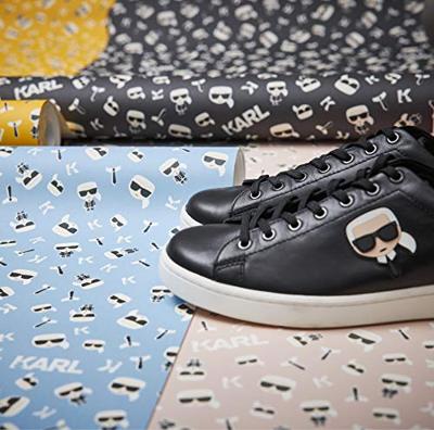 AS Creation Karl Lagerfeld Blauw behang | 378431