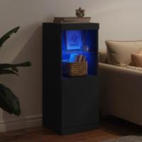 Dressoir met LED-verlichting 41x37x100 cm zwart - thumbnail
