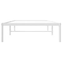 Bedframe metaal wit 90x200 cm - thumbnail