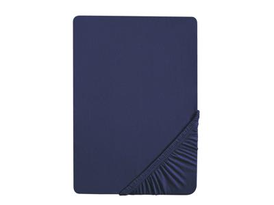 Biberna Jersey hoeslaken (Marineblauw, 90-100 x 200 cm)