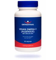Vegan omega 3 algenolie 60 Vegetarische capsules - thumbnail