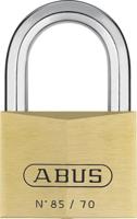 ABUS Cilinderhangslot | breedte slotlichaam 70 mm | messing gelijksluitend 0121 | 1 stuk - 2498 2498 - thumbnail