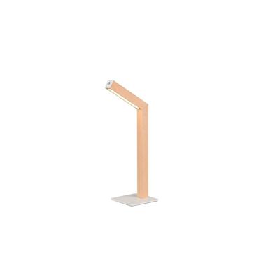 Trio Design tafellampSkip oplaadbaar wit met hout - R55951135