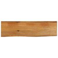 Tafelblad met natuurlijke rand 120x30x2,5 cm massief mangohout - thumbnail