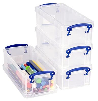 Really Useful Box 0,9 liter, transparant Really Useful Box 0,9 liter, transparant