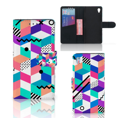Sony Xperia Z3 | Book Case | Blokken Kleurrijk