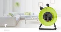 Nedis - Kabelhaspel - 25 m - 3 x 1,5 mm2 - warmtebestendige uitschakeling - Schuko en USB - thumbnail
