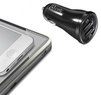 Celly autolader 2x USB max. 2.1A zwart - thumbnail