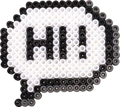 Set van 3 pegboards voor strijkkralen BASIC MEDIUM FOLIA doorzichtig