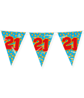 Happy Verjaardag Vlaggenlijn 21 Jaar (10m) - thumbnail