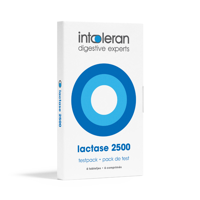 Lactase 2500 - Testpack 6 Tabletjes | Lactose Intolerantie | Klein tabletje | Bevat Lactase dat helpt bij het verteren van Lactose | Intoleran - thumbnail