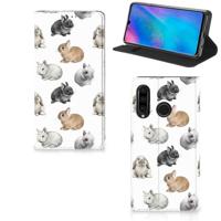 Smartphone hoesje voor Huawei P30 Lite New Edition Konijntjes - thumbnail