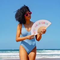 Houten waaier Hotter Than Last Summer - thumbnail