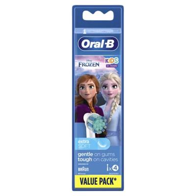 Oral-B EB10S-4 Frozen Opzetborstel voor elektrische tandenborstel 4 stuk(s) Wit