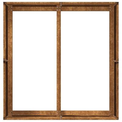Plantenbak roestig 80x80x40 cm weervast staal Plantenbak roestig 80x80x40 cm weervast staal