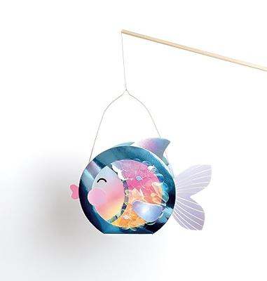 DIY-lantaarn UNDERWATER DREAMS FOLIA blauw