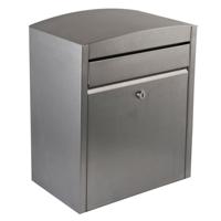 Stoer! Brievenbus Lyon Roestvaststaal - 45003030 - thumbnail