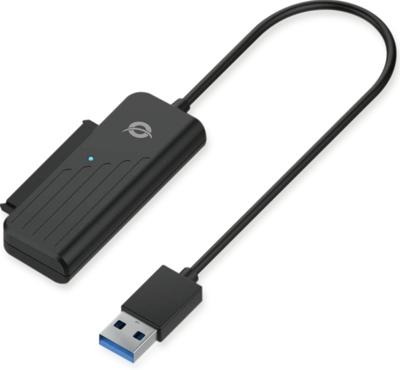 Conceptronic ABBY01B kabeladapter/verloopstukje USB A SATA Zwart Conceptronic ABBY01B kabeladapter/verloopstukje USB A SATA Zwart