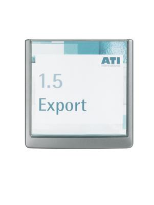 Durable Click Sign deurnaamhouder, ft 14,9 x 14,8 cm, grijs - thumbnail
