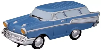 Lemax station wagon kerstdorp accessoire 2008