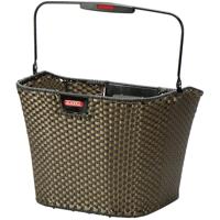 Rixen & Kaul klickfix structura plastic basket with handle - bronze - thumbnail