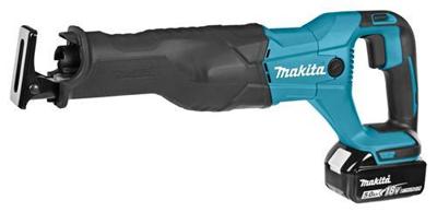 Makita djr186rte 18v accu reciprozaag | 5,0 ah accu (2 st), snellader, koffer