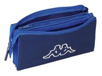 Pennenetui met 3 vakken Kappa Rain Marineblauw 22 x 12 x 3 cm - thumbnail