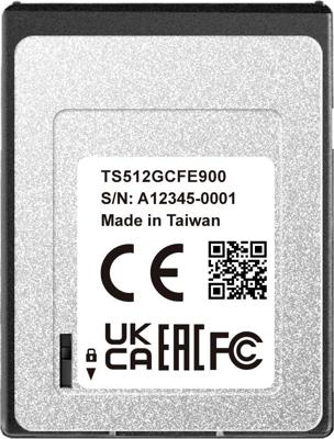 Transcend TS512GCFE900 CFexpress-kaart 512 GB