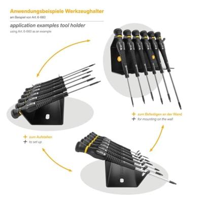 Bernstein Tools for Electronics Bernstein Werkzeugfabrik Schroevendraaierset ESD 6-delig Dop (zeskant)