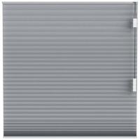 Fenstr plisségordijn Montreal dubbel 25mm lichtdoorlatend - grijs (20229) - thumbnail