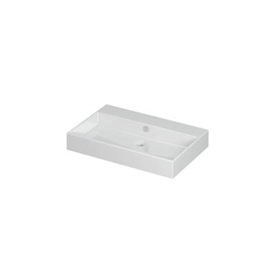INK Unlimited Wastafel Porselein Zonder Kraangat - 700x450x110 mm - Glans Wit